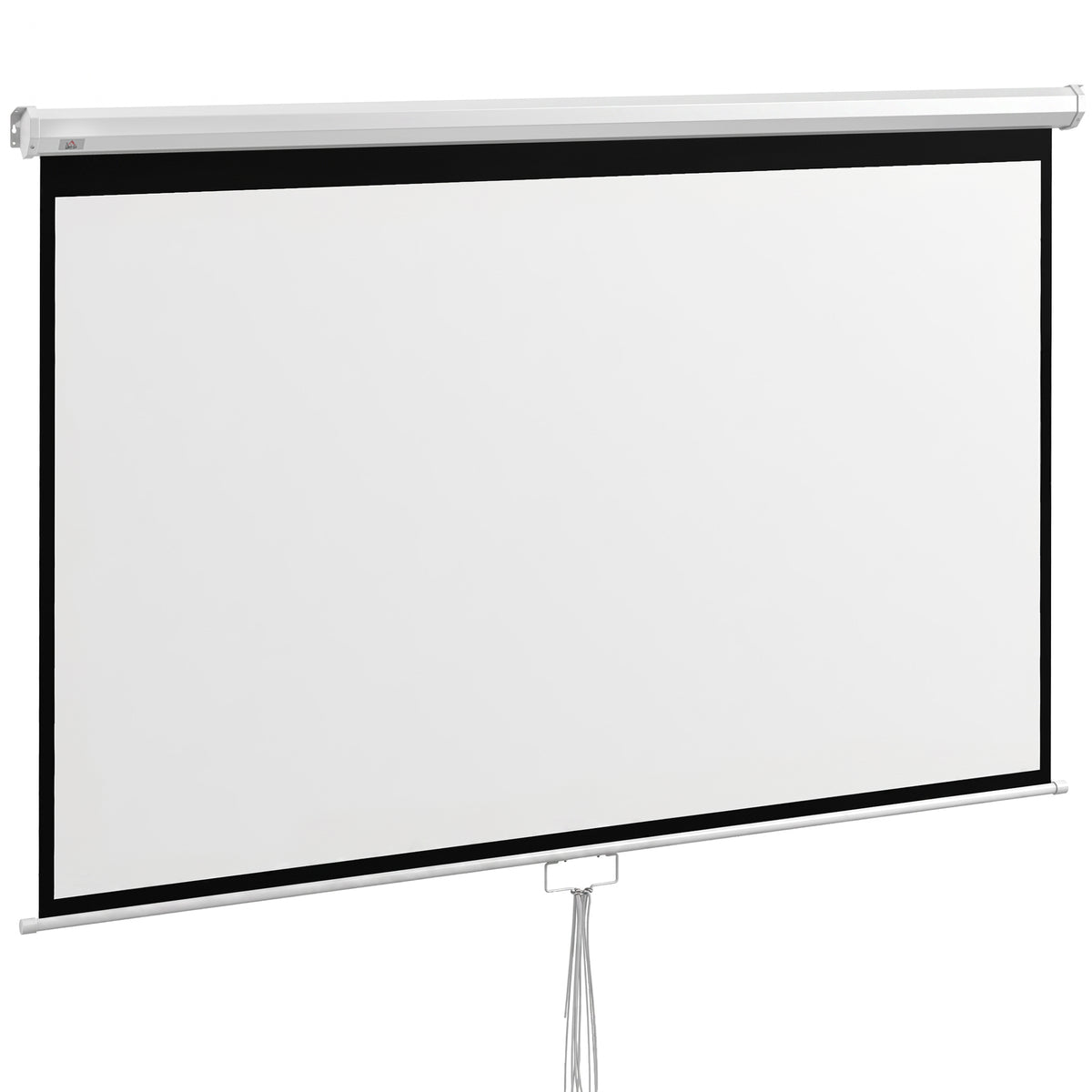100-Zoll TV- und Heimkino-Projektionsleinwand, 16:9 4K HD-Projektor, Wand- oder Deckenmontage