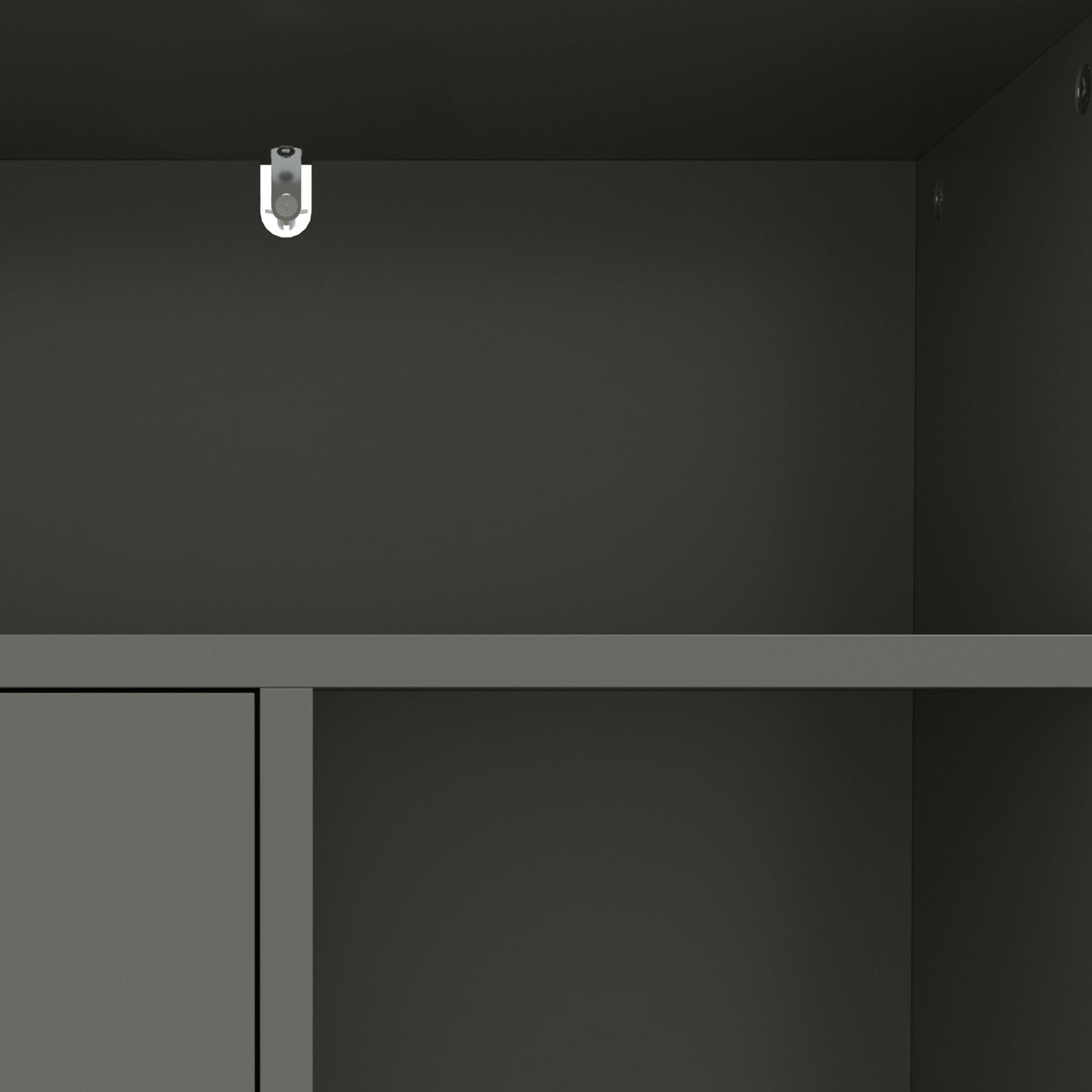 Mobiletto da bagno, mobile contenitore stretto con 2 cassetti, scomparti a giorno, 50x25x100 cm, verde chiaro