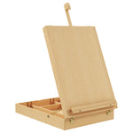 Chevalet de table en bois pour toile jusqu'à 61 cm bois de hêtre planche à dessin pliante bois naturel