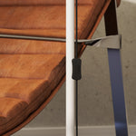 Lampadaire de salon réglable en hauteur 127-160 cm avec interrupteur, douille E27, blanc