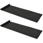 Lot de 2 toiles de paillage - Toile anti mauvaises herbes - toile de paillage anti mauvaises herbes 100 g/m²