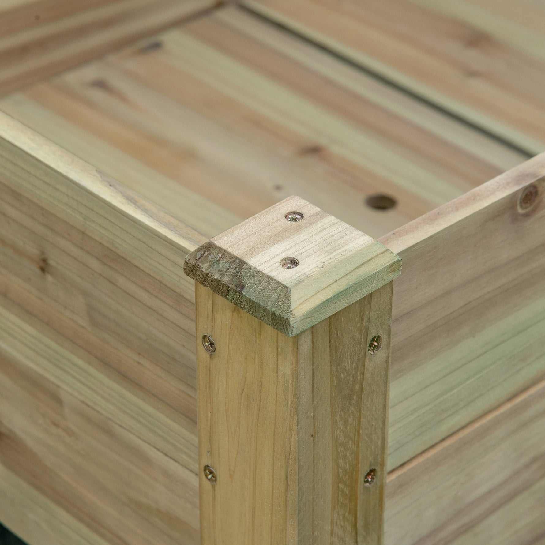 Jardinière surélevée avec Étagère de Rangement en Bois, Carré Potager sur Pied surélevé, 113 x 56 x 84 cm, vert