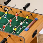 Babyfoot pliable en bois avec 18 joueurs, 2 ballons, 6 tiges et tableau de bord, pour adulte et enfant,  69 x 37 x 70 cm