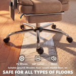 Vibrating and Heated Massage Office Chair, Ergonomic Printed Velvet Desk Chair, Reclining Backrest, Brown
