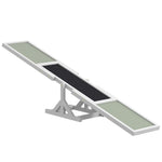 Agility sport pour chien bascule équipement entrainement chien antidérapant 180 x 30 x 30 cm gris blanc