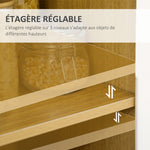 Meuble de rangement cuisine pour micro-ondes, 1 tiroir, 2 placards une étagère, 90 x 40 x 98,5 cm, bois et blanc