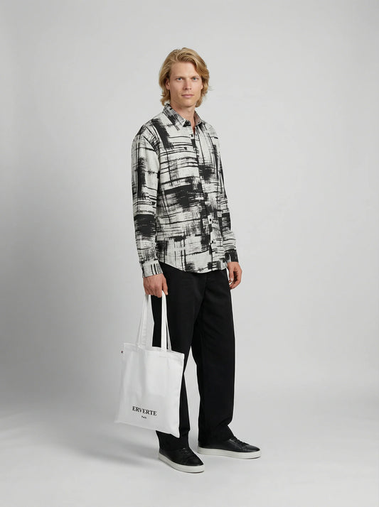 Tote Bag Blanc – Fabriqué en France – Erverte Paris