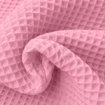 couverture nid abeille rose legere gots