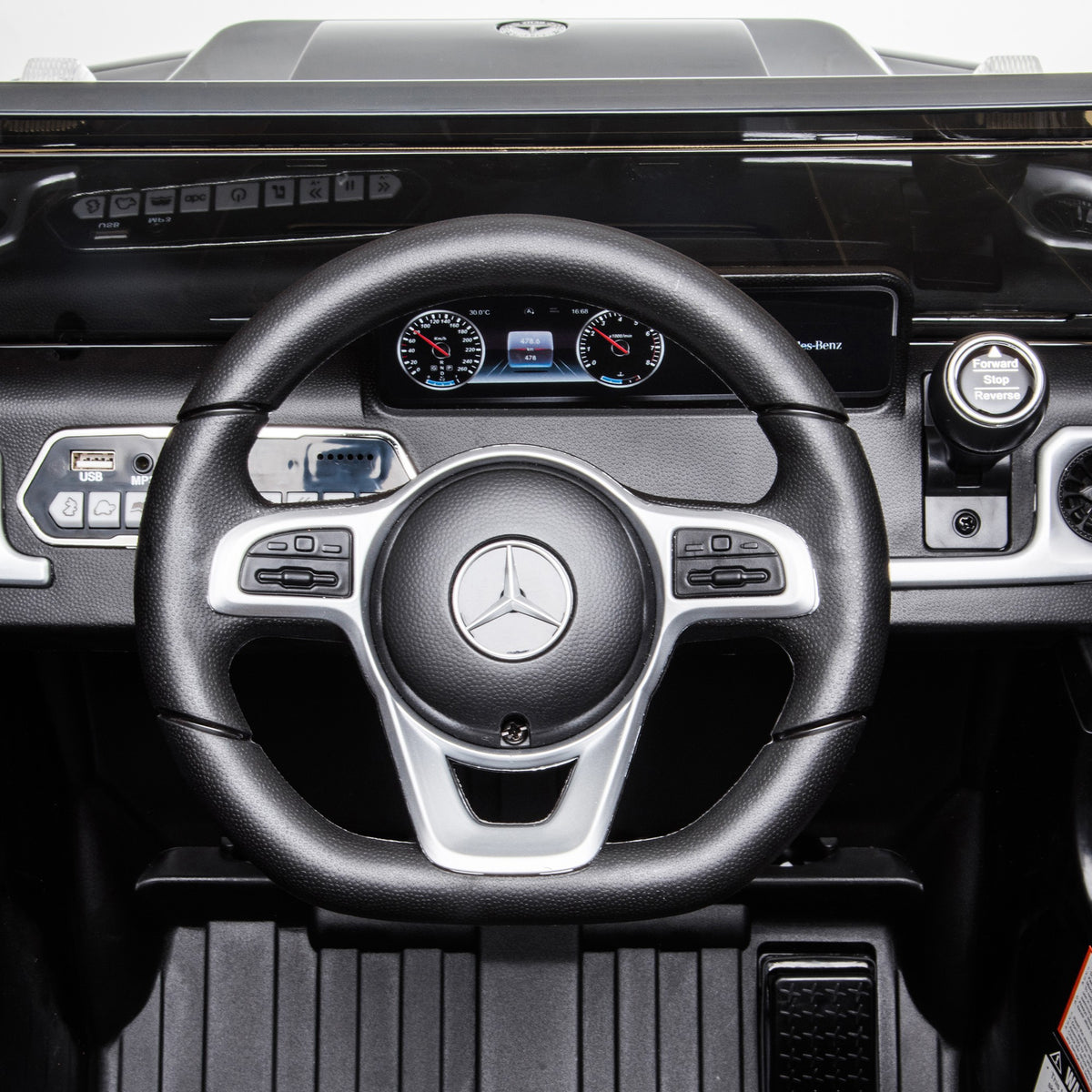 Voiture véhicule électrique enfant licence officielle Mercedes 12 V télécommande parentale, V. Max. 5 Km/h - noir-8