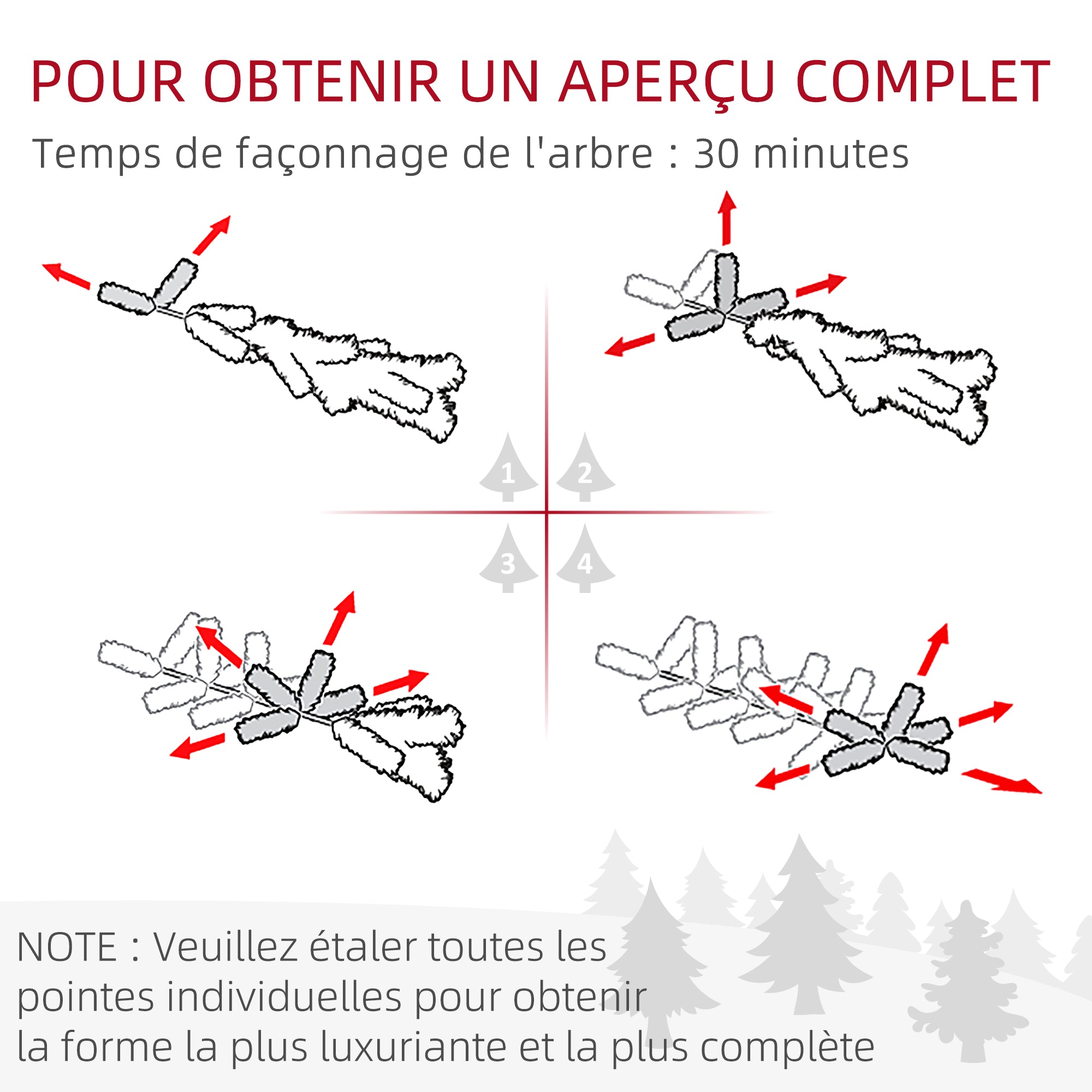 Sapin de Noël Artificiel 210 cm Arbre de Noël Slim avec support en acier pliable, 687 branches épines Vert