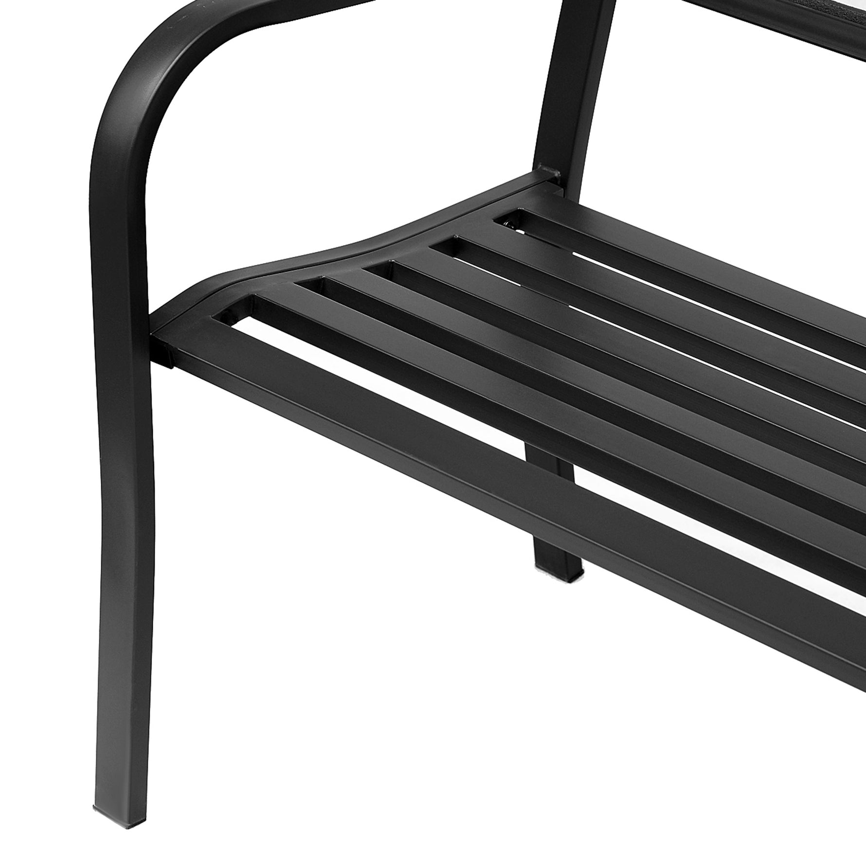 Banc de Jardin 2 Places banc extérieur jardin Style Rural Chic pour balcon terrasse patio 127 x 60 x 85 cm