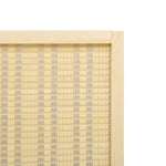 Paravent en bois séparateur de pièce closion de séparation pliable 4 panneaux 180 x 180 cm naturel