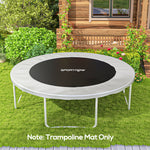 Tapis de rechange pour trampoline tapis de saut de remplacement, compatible trampoline Ø 2,4 m et ressorts de 14 cm