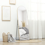 Specchio a figura intera 50 x 150 cm specchio da terra grande specchio da parete senza cornice per soggiorno, tonalità oro