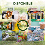 Composteur de jardin bac composteur pour jardin rotatif 360° en polypropylène 65 L 24 trous 60 x 49 x 77 cm noir