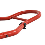 Support pour moto, béquille avant pour moto avec goupille réglable et adaptateurs pour bras oscillant, rouge