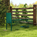 Cage attrape animaux nuisibles 1 entrée dim. 100L x 25l x 28H cm vert foncé