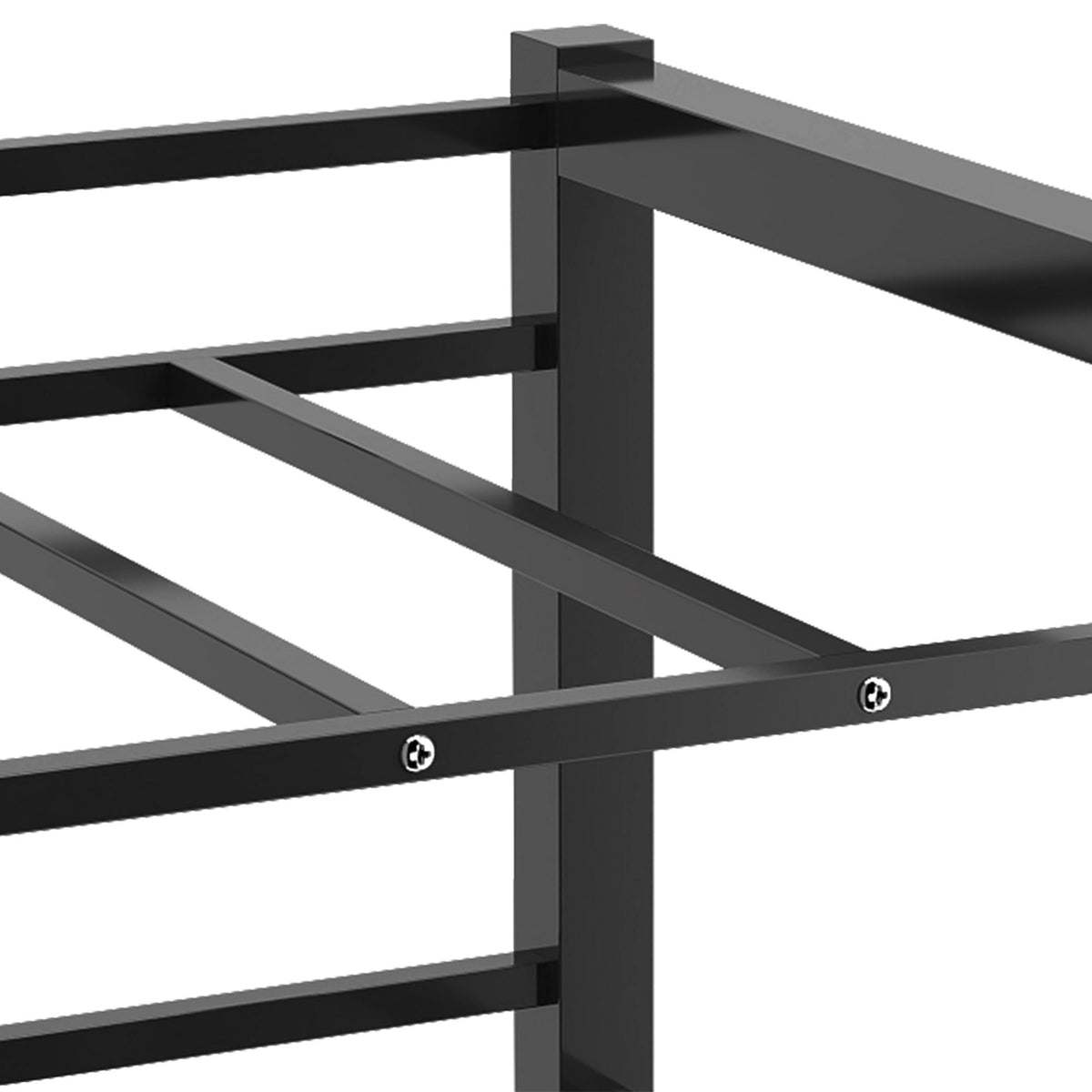 Soporte para apilar lavadora/secadora, 300 kg, con patas ajustables y barra de secado, negro