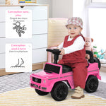 Camion porteur Enfants véhicule à pousser licence Mercedes Benz 12-36 Mois Coffre klaxon phares Rose