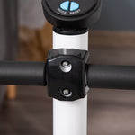 Stepper avec guidon stepper fitness appartement écran LCD résistance réglable exercise hanches jambes lombes pour maison acier blanc bleu noir