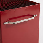 Carro de herramientas con ruedas, carro de taller de acero con 5 cajones bloqueable con 2 llaves, 61,5 x 33 x 82,5 cm, rojo