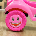 Voiture Porteur pour Enfants, Véhicule à Pousser avec Klaxon, Lumières, Musique, Volant, Rangement Sous le Siège, Rose