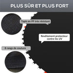 Tapis de rechange pour trampoline tapis de saut de remplacement, compatible trampoline Ø 2,4 m et ressorts de 14 cm