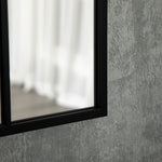 Miroir mural en métal cadre doré en forme de voûtée – 70 x 50 cm – décoration pour entrée ,chambre à coucher, salon
