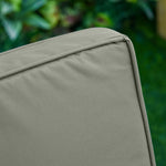 Coussins pour chaise fauteuil de jardin coussins d'assise de dossier déhoussables polyester 56x52/56x46cm gris foncé