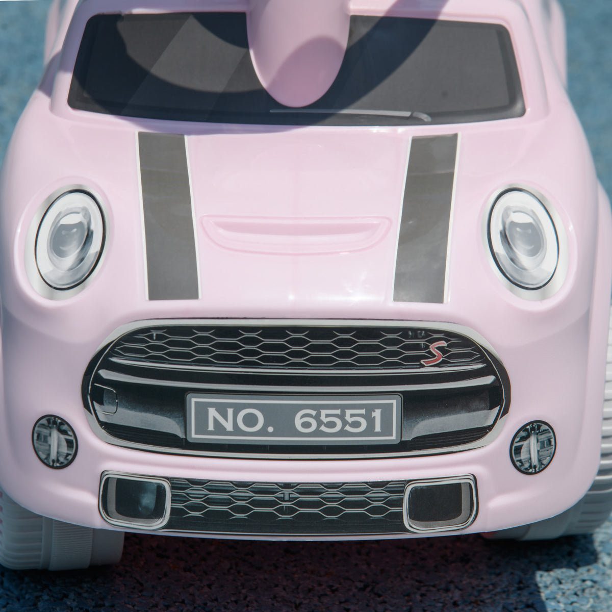 Porteur Enfants Voiture 18-36 Mois Volant klaxon et Butée Anti-bascule Charge 25 kg 53x25x35 cm Rose