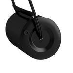 Rouleau à Gazon Jardin en Acier avec poignée dim. 47L x 32l x 105H cm lestage Max. 30 L Noir