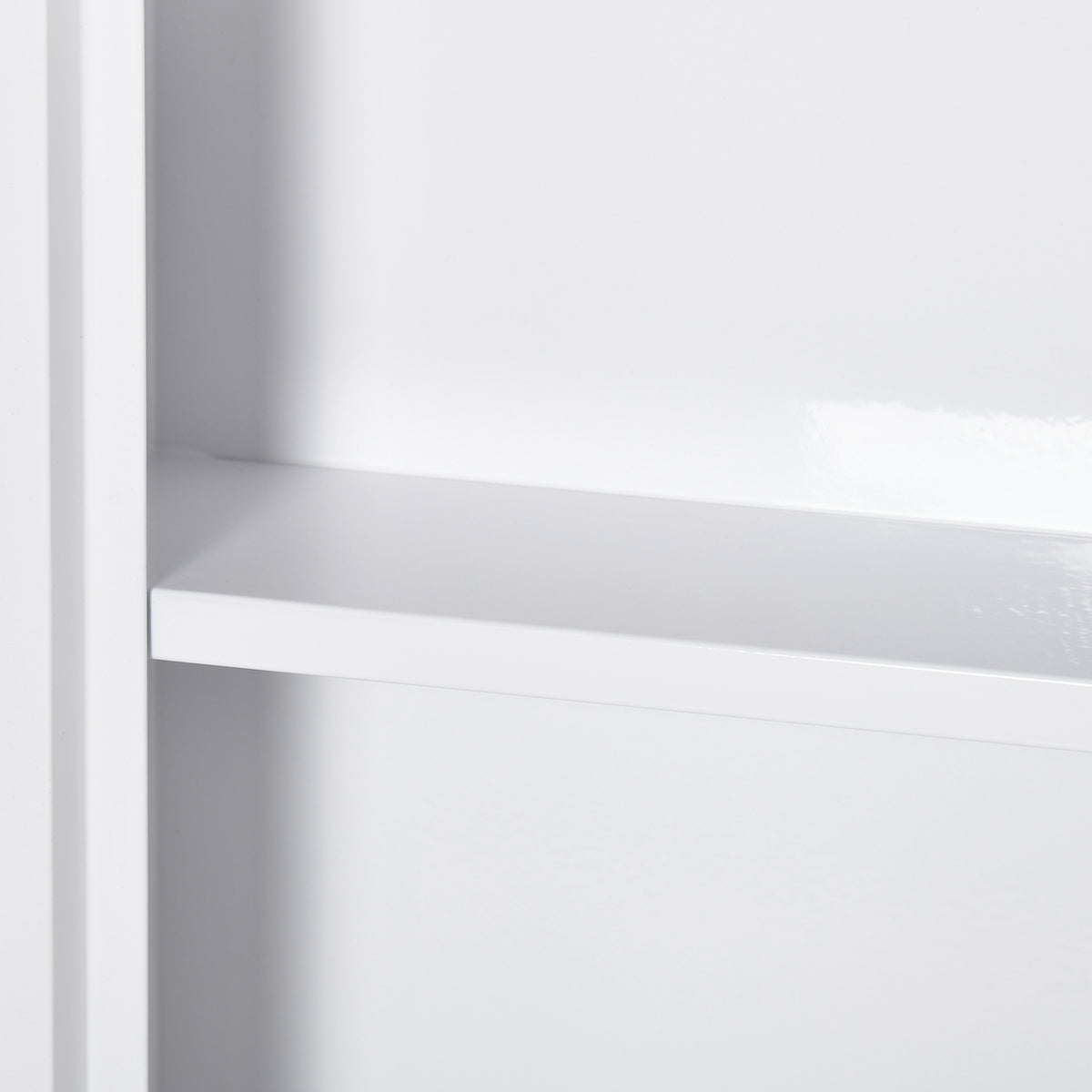 Armoire à pharmacie murale 2 étagères 3 niveaux avec porte aimantée métal 30 x 12 x 60 cm blanc