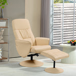 Fauteuil relax avec repose-pied fauteuil de relaxation fauteuil relaxant avec siège pivotant 360° et dossier inclinable