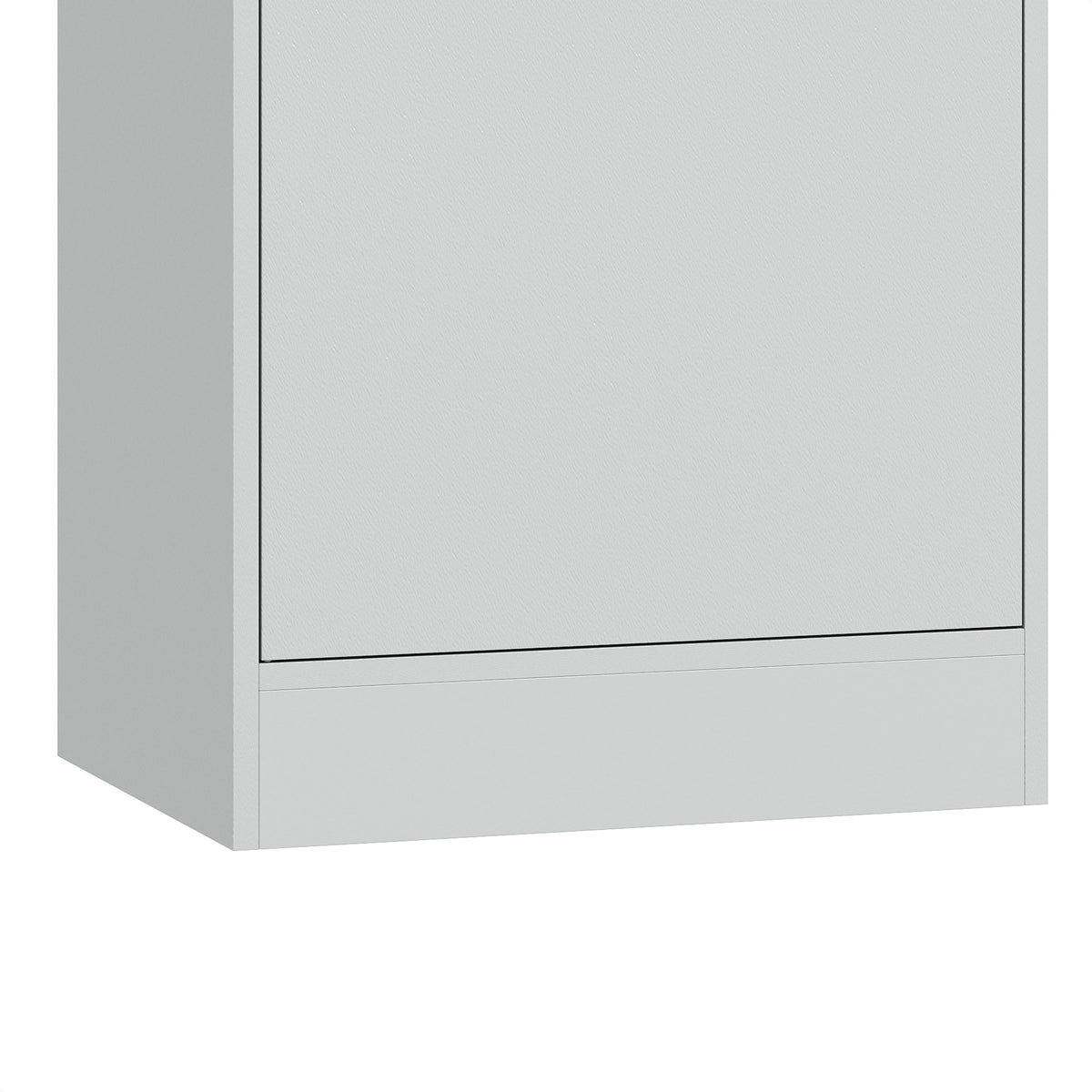 Colonna da bagno a 6 livelli, mobile contenitore stretto, 2 ante e 4 ripiani regolabili, 40x35x180cm, verde