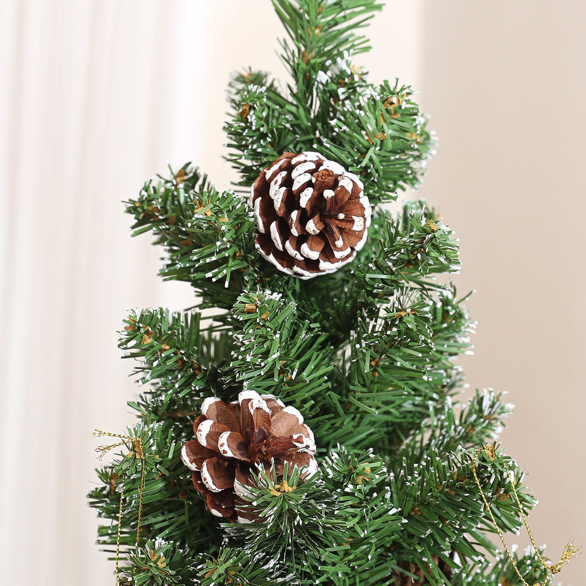 Albero di Natale artificiale 180 cm, albero di Natale slim con supporto in acciaio pieghevole, 618 rami, verde