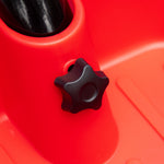 Tricycle pour enfant évolutif avec siège réglable pédales 2 paniers ceinture pour enfant de 2 à 5 ans rouge et noir
