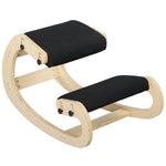 Siège assis genoux, siège ergonomique en bois avec fonction à bascule, chaise à genoux réglable pour bureau à domicile