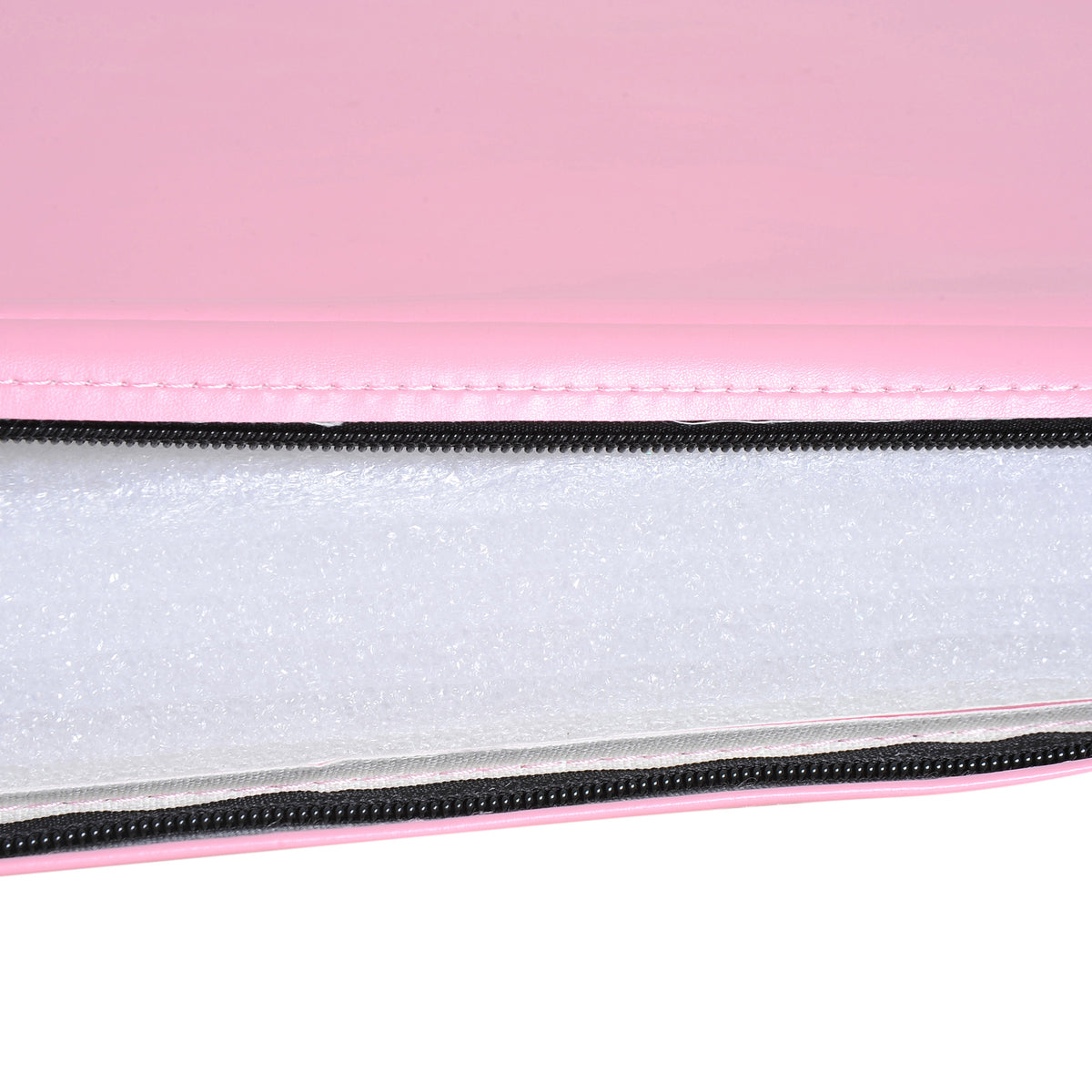Tapis de gymnastique yoga pilates fitness pliable portable grand confort 180L x 60l x 5H cm revêtement synthétique rose