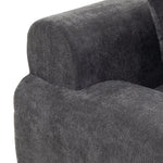 3-Seater Modular Corner Sofa with Chenille Ottoman, 300 cm Compressed Sofa with Deep Seat, 3 Cushions, Grey