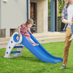 Foldable Toddler Slide for Indoor and Outdoor Use, 3 to 6 Years, 120 x 50 x 56 cm, HDPE, Blue