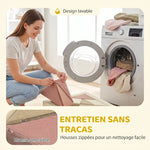 Parcours motricité bébé 9PCS avec piscine à balles, module en mousse souple avec housse en velours côtelé, multicolore
