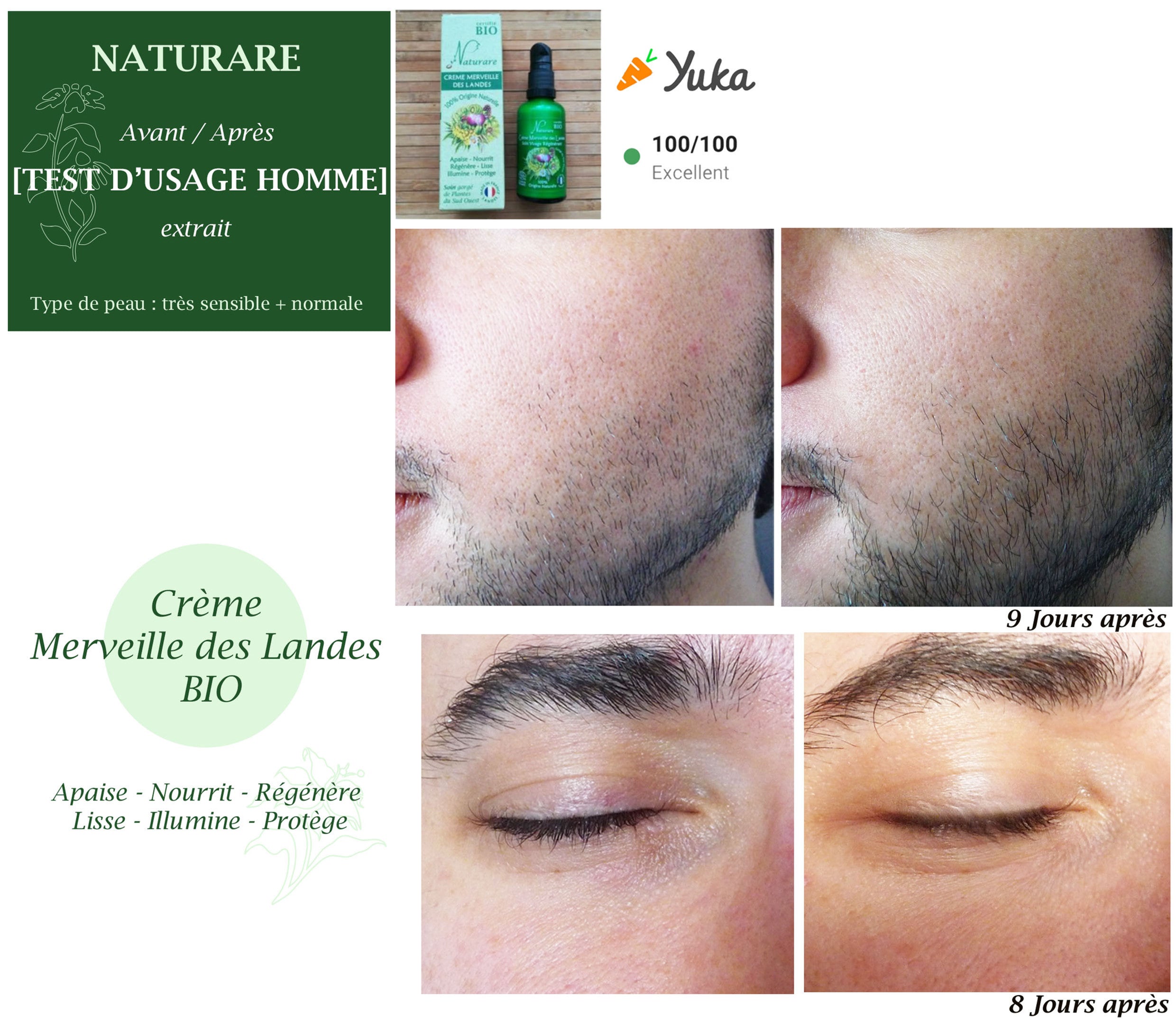 DROP - MERVEILLE DES LANDES ORGANIC - Sensitive Skin Care Complete Regeneration