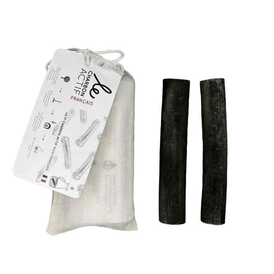 Charbon végétal bâton filtrant français X 2 pour gourde