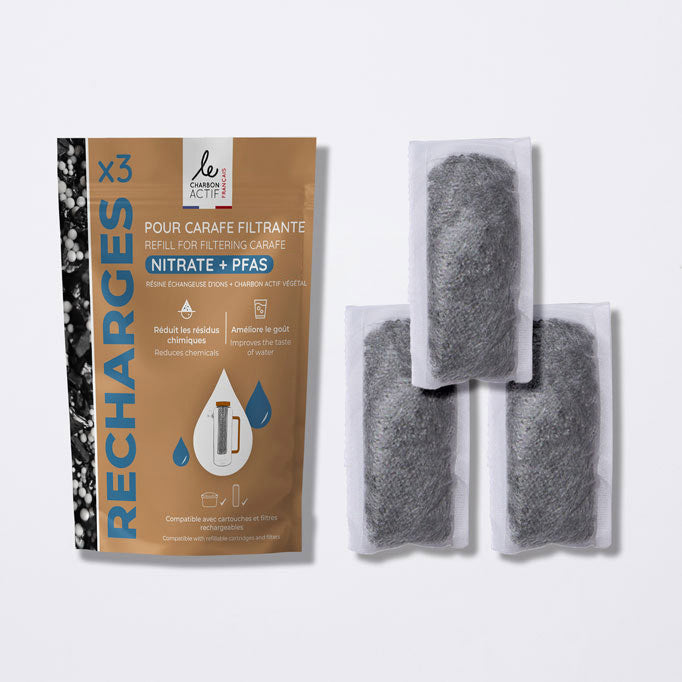 Recharges pour carafe filtrante PFAS+nitrates