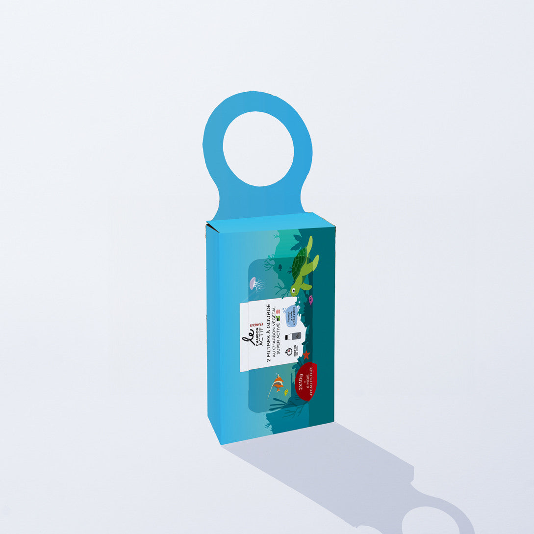 Coffret enfant : gourde + filtres à eau