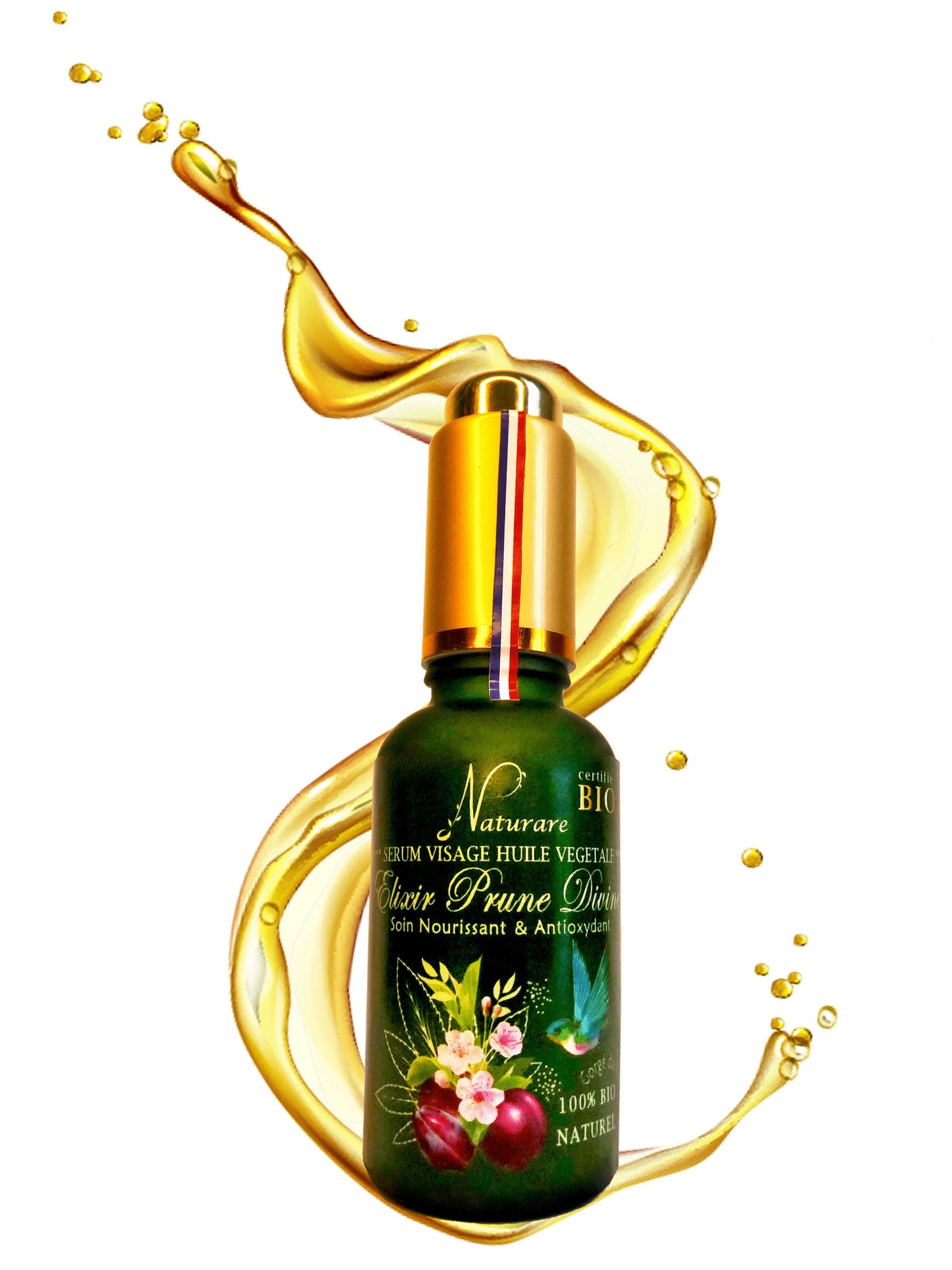 TRIO - Huile Végétale de Prune BIO 90mL