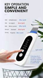 STELLAR - 5-Function EMS Lifting Exfoliator - Ultrasound & Photon Treatment