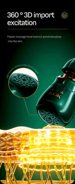 DELPHY - Triple Head Facial Massager - High Vibration Lifting