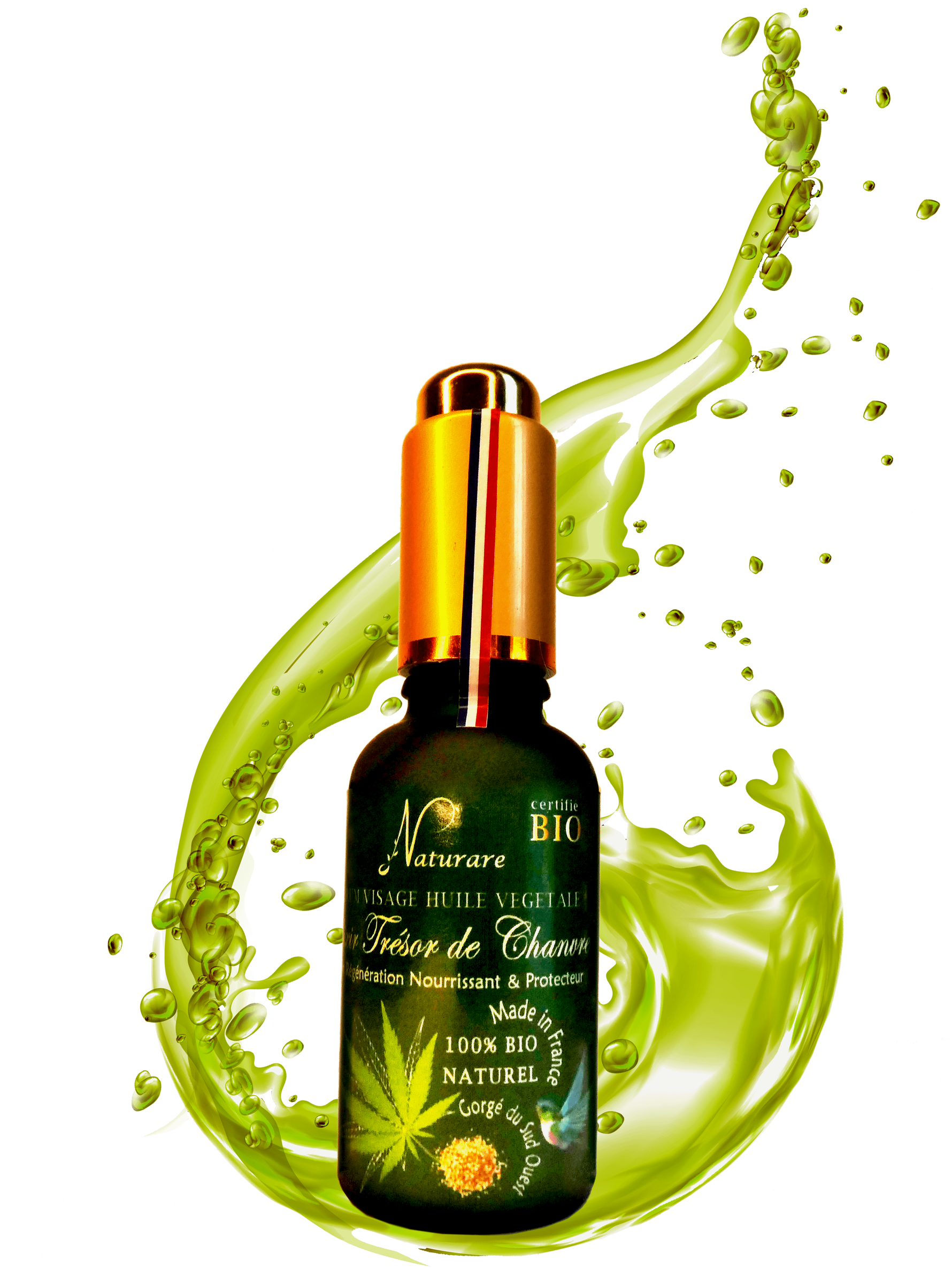 ORGANIC HEMP TREASURE ELIXIR - Vegetable Oil Serum Food Supplement