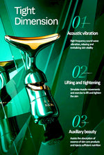 DELPHY - Triple Head Facial Massager - High Vibration Lifting